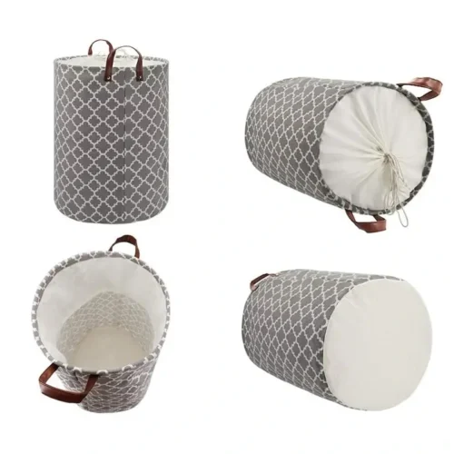 Folding Fabric Laundry Basket Design