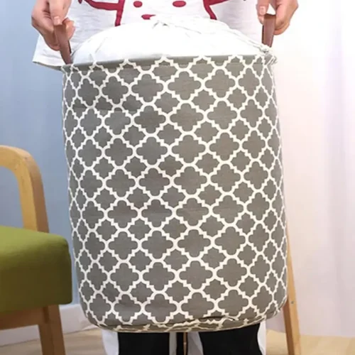 Folding Fabric Laundry Basket Design