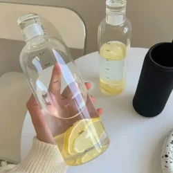 Glass Bottle With Time Marker
