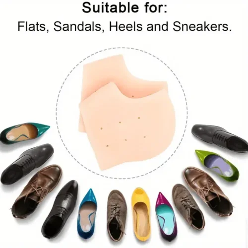 Silicone Heel Cushions for Cracked Feet
