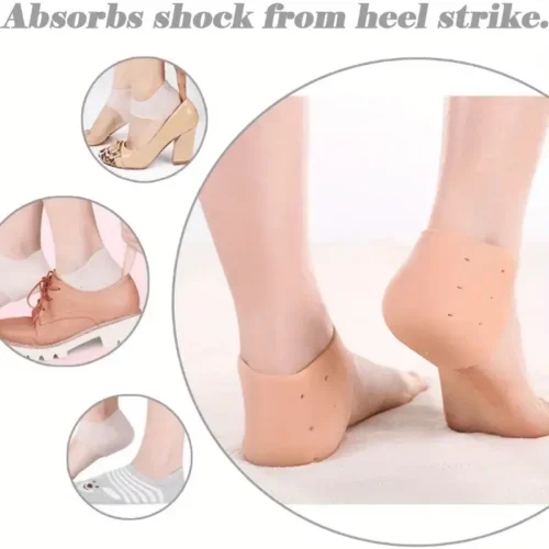 Silicone Heel Cushions for Cracked Feets
