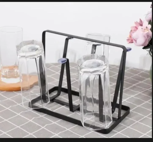 glass stand stainless steel