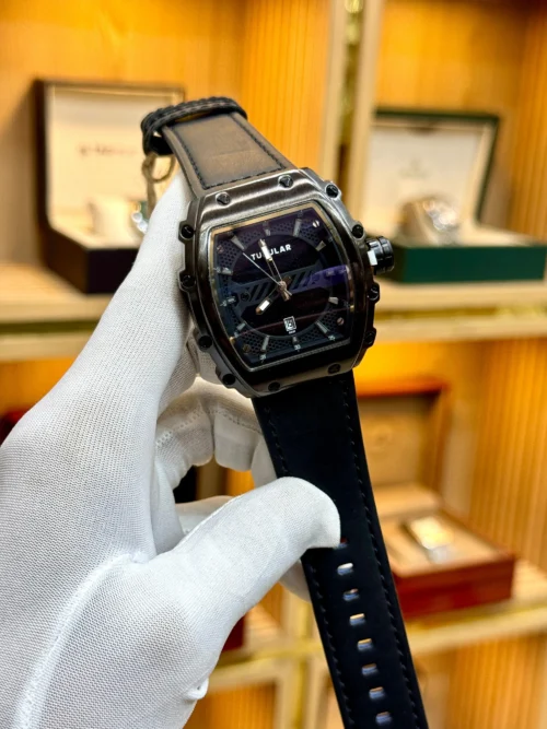 leather watch