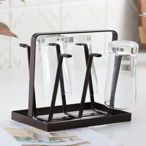 stainless steel glass stand