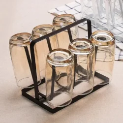 stainless steel glass stand durable