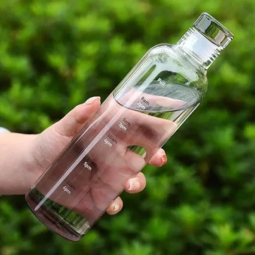 water bottle glass material
