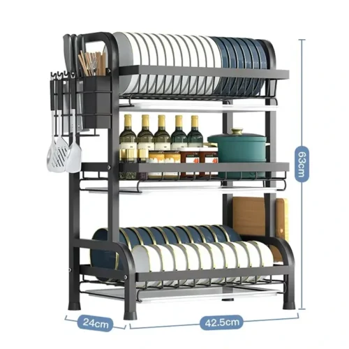Multi-layer dish rack