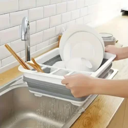Folding Drainer Storage Rack
