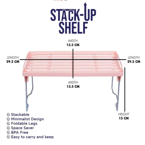 Folding Kitchen Organizer Cabinet Shelf