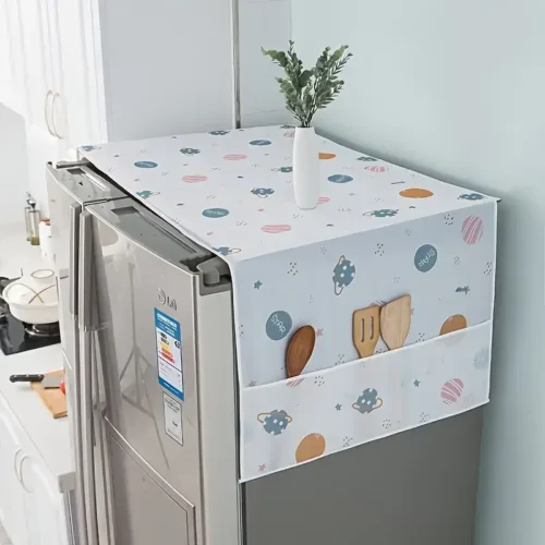 MultiFunctionRefrigerator-Dust -Cover-with-Pocket,