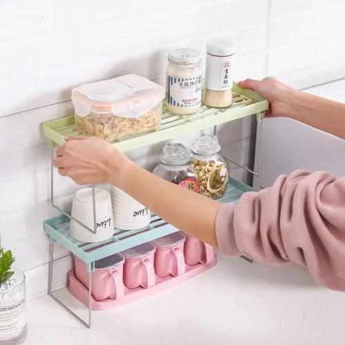Plastic Kitchen Storage Rack