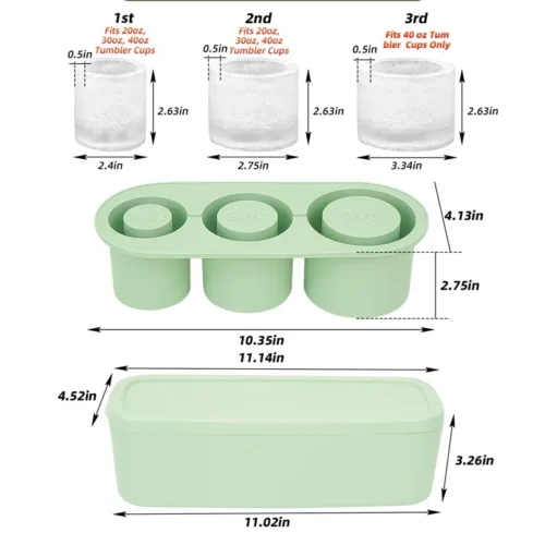 ice cubes molds for tumblers