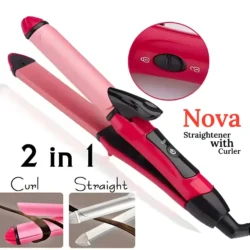 2-in-1 Hair Straightener And Curler