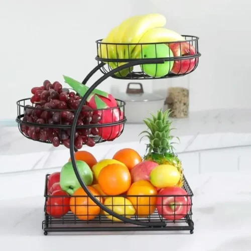 3-Tier Metal Fruit Basket online in pakistan