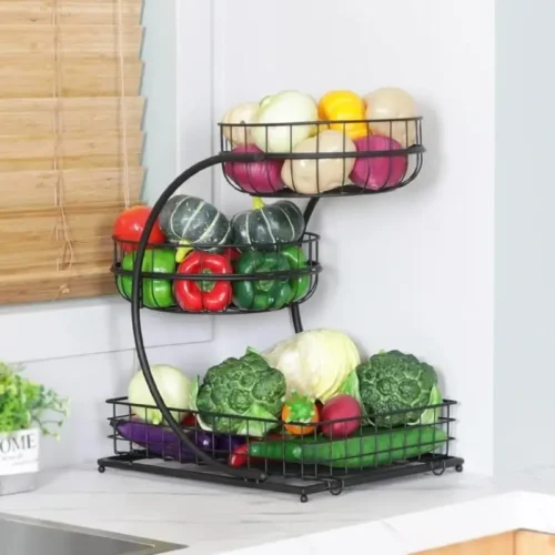 3-Tier Metal Fruit Basket