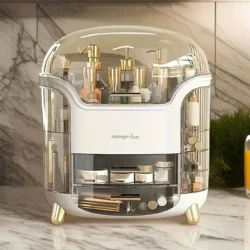 Clear Makeup Display Case